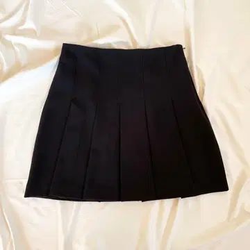 ZARA 플리츠 미니 스커트 블랙 XS 스쿨풍
