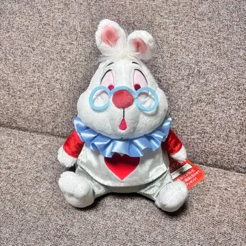 이상한 나라의 앨리스 화이트 토끼 봉제 인형 복권 시계 디즈니 앨리스