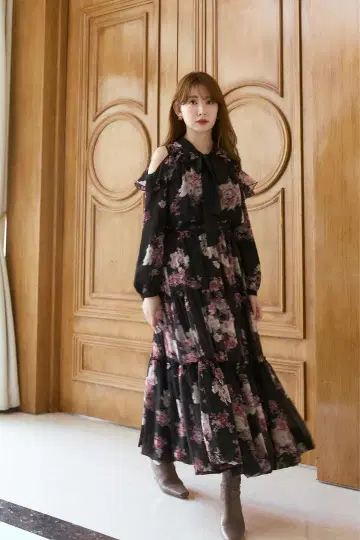 Herlipto Isaline Floral Tiered Skirt