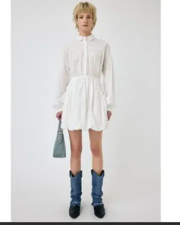 MOUSSY BALLOON 셔츠 드레스 M 사이즈