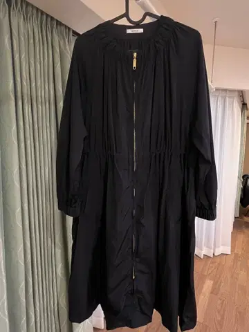 KEYUKA 노카라 개더 발수 코트