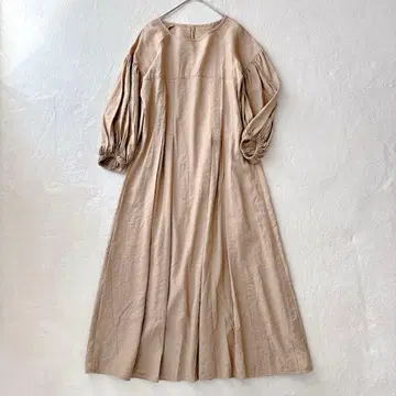 카프리슈 레마쥬 뷔스티에 SET 퍼프 원피스 롱 7부 소매 플레어