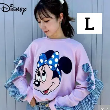 L 시마무라 치마지로 미니 트레이닝복 상의 풀오버 프릴