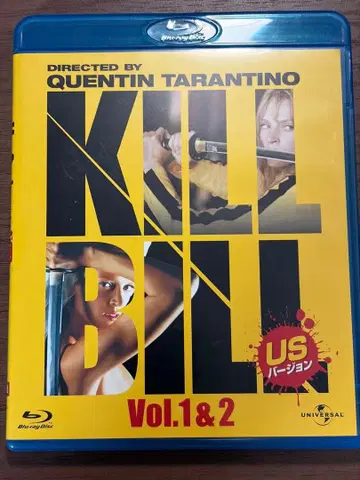 킬 빌 KILL BILL Vol.1 & 2 US 버전 블루레이