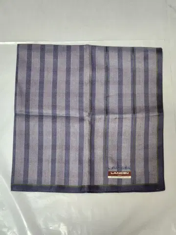 LANCEL 스트라이프 패턴 스카프