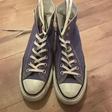 ALL STAR 퍼플 하이컷 스니커즈