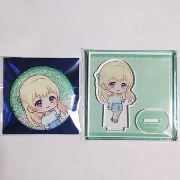 뱅드림! Dream Vacation 아크릴 스탠드 캔뱃지 시라사기 치사토