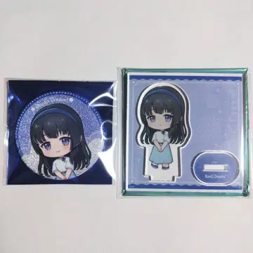 뱅드림! Dream Vacation 아크릴 스탠드 캔뱃지 시로가네 린코