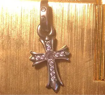 실버 크로스형 펜던트 스톤 포함 925