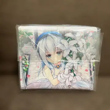 인조 가죽제 데크 케이스 [ 파랑의 용의 무녀 유이 ( 웨딩 ) ]