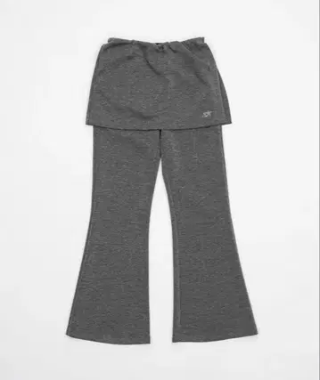 smyeon Layered flare pants 그레이