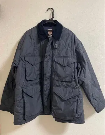 BEAMS 퀼팅 자켓 M 그레이