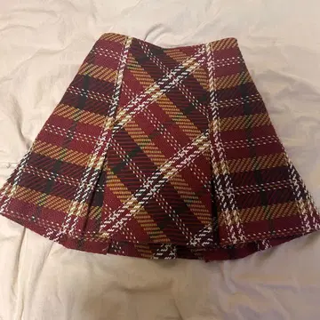 SNIDEL 로빙 체크 미니 스커트