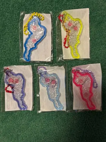 비와코 아크릴 키링 코우라 세세라기노사토 발바닥 5종 컴플리트