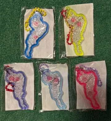 비와코 아크릴 키링 코우라 세세라기노사토 발바닥 5종 컴플리트