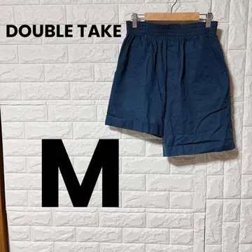밑단 기장 수선 있음 DOUBLE TAKE [ M ] 다크 블루 숏팬츠