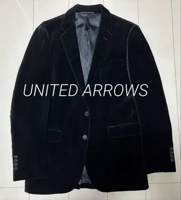 UNIFIED ARROWS 블랙 벨벳 테일러드 자켓 M 사이즈