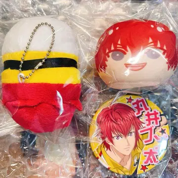 신 테니스의 왕자님 마루이 분타 봉제 인형 캔뱃지
