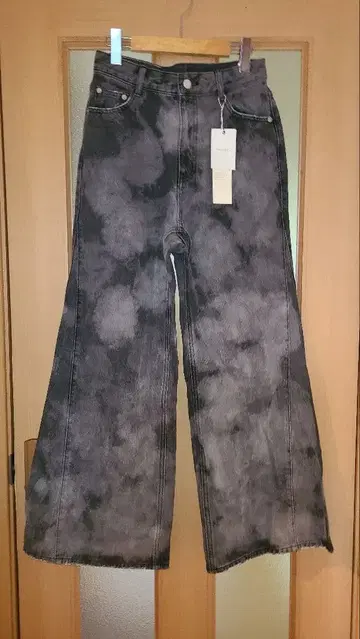 PAGEBOY 지속가능성 와이드 청바지