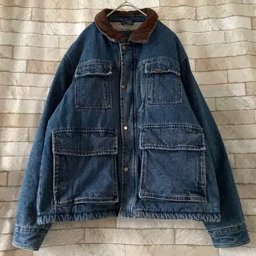 Wrangler 랭글러 데님 자켓 보아 안감 코듀로이 L
