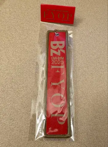B'z LIVE-GYM 2025 FYOP 플라이트 택 빨간색