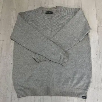 Eddie Bauer 그레이 크루넥 니트