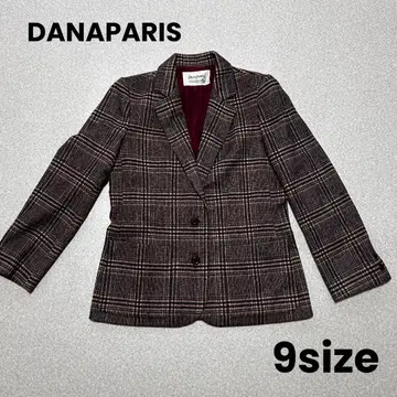 K1176 일본제 DANA PARIS 테일러드 자켓 체크 무늬 고급