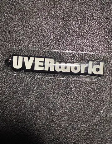 UVERworld 아크릴 블록 키링 클리어 블랙