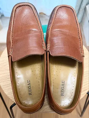 REGAL 브라운 가죽 로퍼