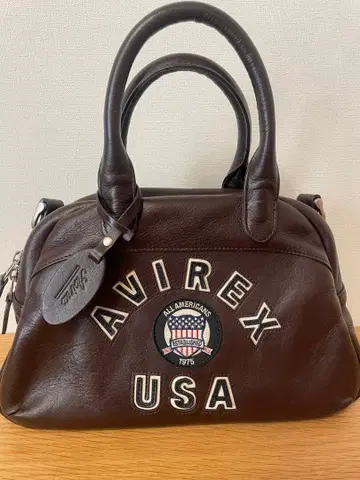 AVIREX 브라운 숄더백