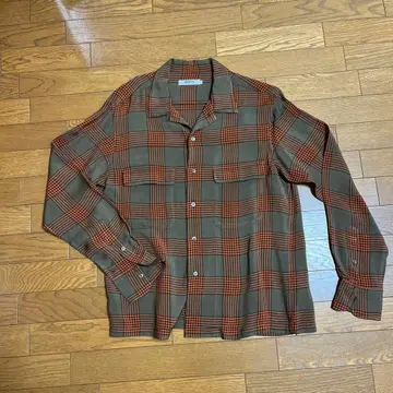 [ 클리닝 완료 ] 유나이티드 애로우즈 레이온 오픈 카라 긴팔 셔츠 M