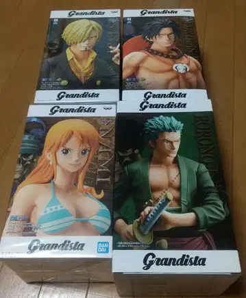 원피스 Grandista 피규어 4체 세트