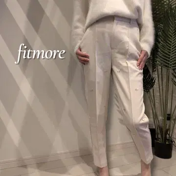 fitmore 하트 모티브 테이퍼드 팬츠 M
