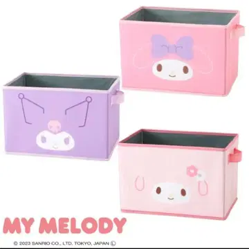 마이멜로디 쿠로미 피아노 수납 박스 세트