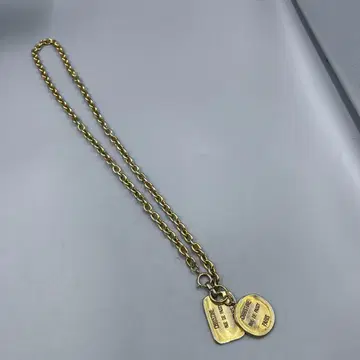 22 빈티지 CHRISTINE 골드 체인 목걸이