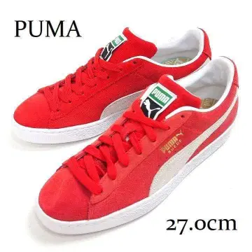 미사용품 PUMA 푸마 스웨이드 클래식 XXI 레드 27cm
