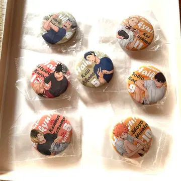 하이큐 캔뱃지 7개