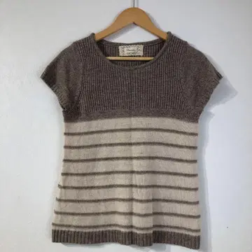 macat 반팔 니트 스트라이프
