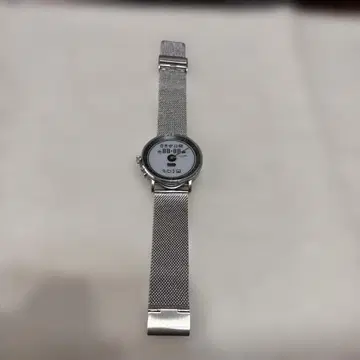 쿼츠 손목시계 화이트 다이얼 실버