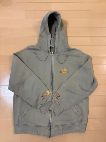 Piko 카키 풀 지퍼 후디 MEDIUM