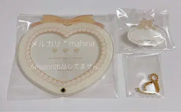 후쿠야 펄 하트 아크릴 프레임 화이트 곰 fanfancy+