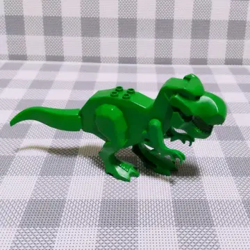 레고 미니 피규어 정품 렉스 티라노 공룡 그린