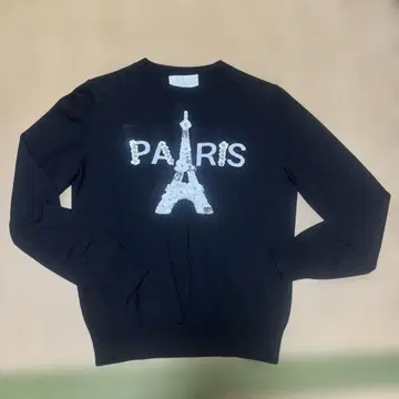 Chesty 에펠탑 자수 스웨터 블랙