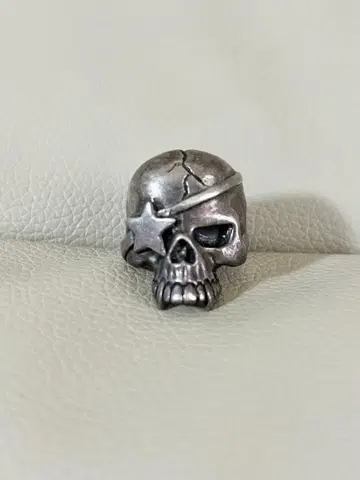 오버 더 스트라이프 더 그레이트 프로그 콜라보 스컬 반지