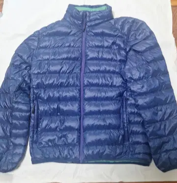 파랑 - 퀼팅 다운 자켓