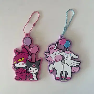 타베코 동물 x 산리오 러버 마스코트 2개 세트