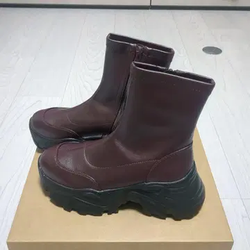 ORiental TRaffic 부츠 버건디 통굽