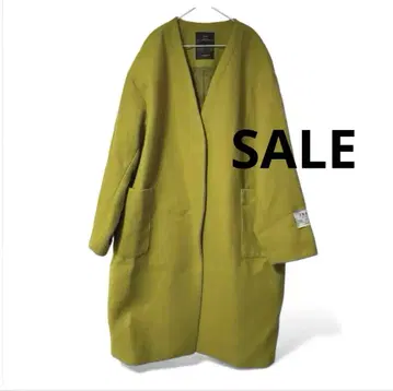 특가 타임세일 새상품 노카라 코트 울 라이크