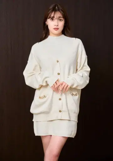 herlipto clemence 니트 드레스 세트 S