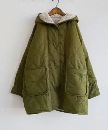 아라밤 퀼팅 후드 자켓